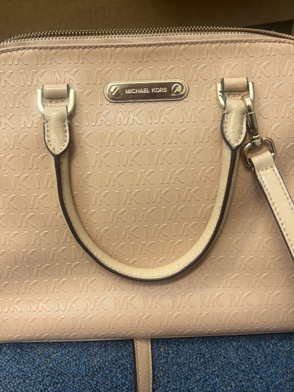 Michael Kors Blush Pink Dome Satchel